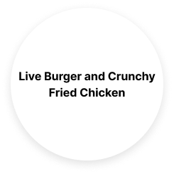 Live Burger and Crunchy Fried Chicken - Logo